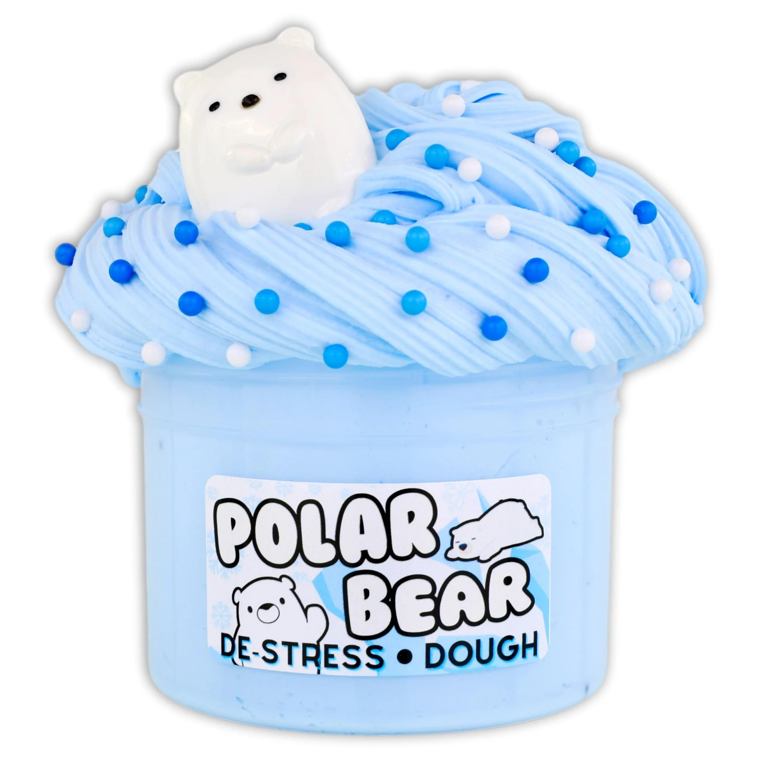 Polar Bear De-Stress Dough 3 Polar Bear De-Stress Dough