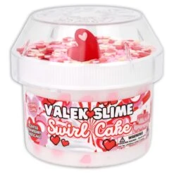 Valenslime Swirl Cake