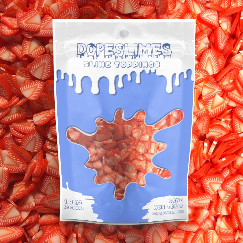 Strawberry Fimo Slices V2 3 Strawberry Fimo Slices V2 - Image 2