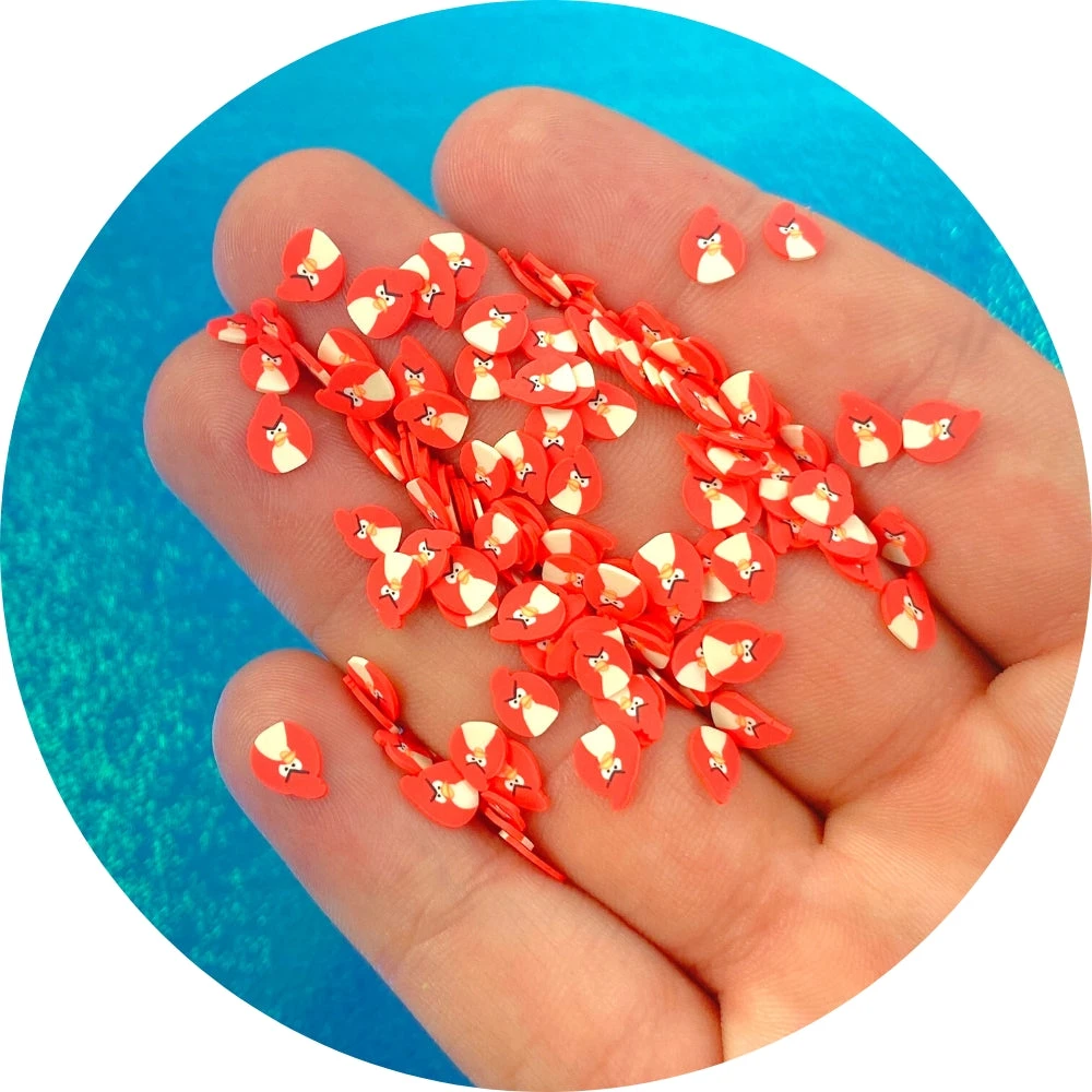 Happy Bird Fimo Slices 4 Happy Bird Fimo Slices - Image 2