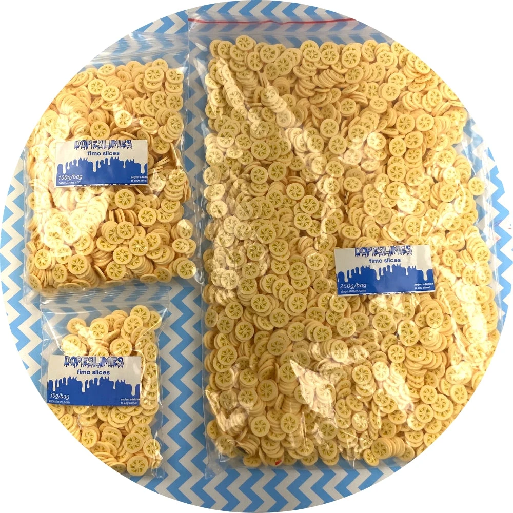 Jumbo Banana Fimo Slices 7 Jumbo Banana Fimo Slices - Image 5