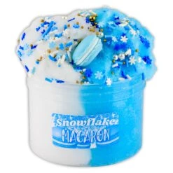 Snowflake Macaron 7 Snowflake Macaron -Dope Slimes IMG 0830 clipped rev 1