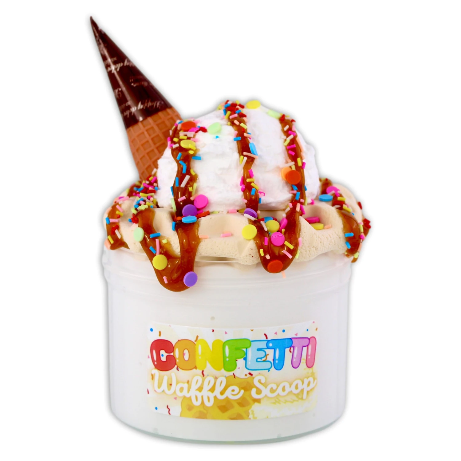 Confetti Waffle Scoop 3 Confetti Waffle Scoop