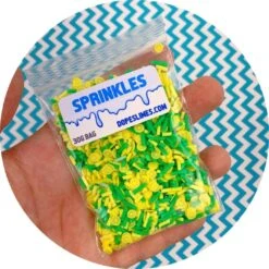 Lemon Lime Sprinkle Mix -Dope Slimes IMG 7200