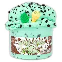 Mint Chip Ice-Cream -Dope Slimes Mint Chip Ice Cream