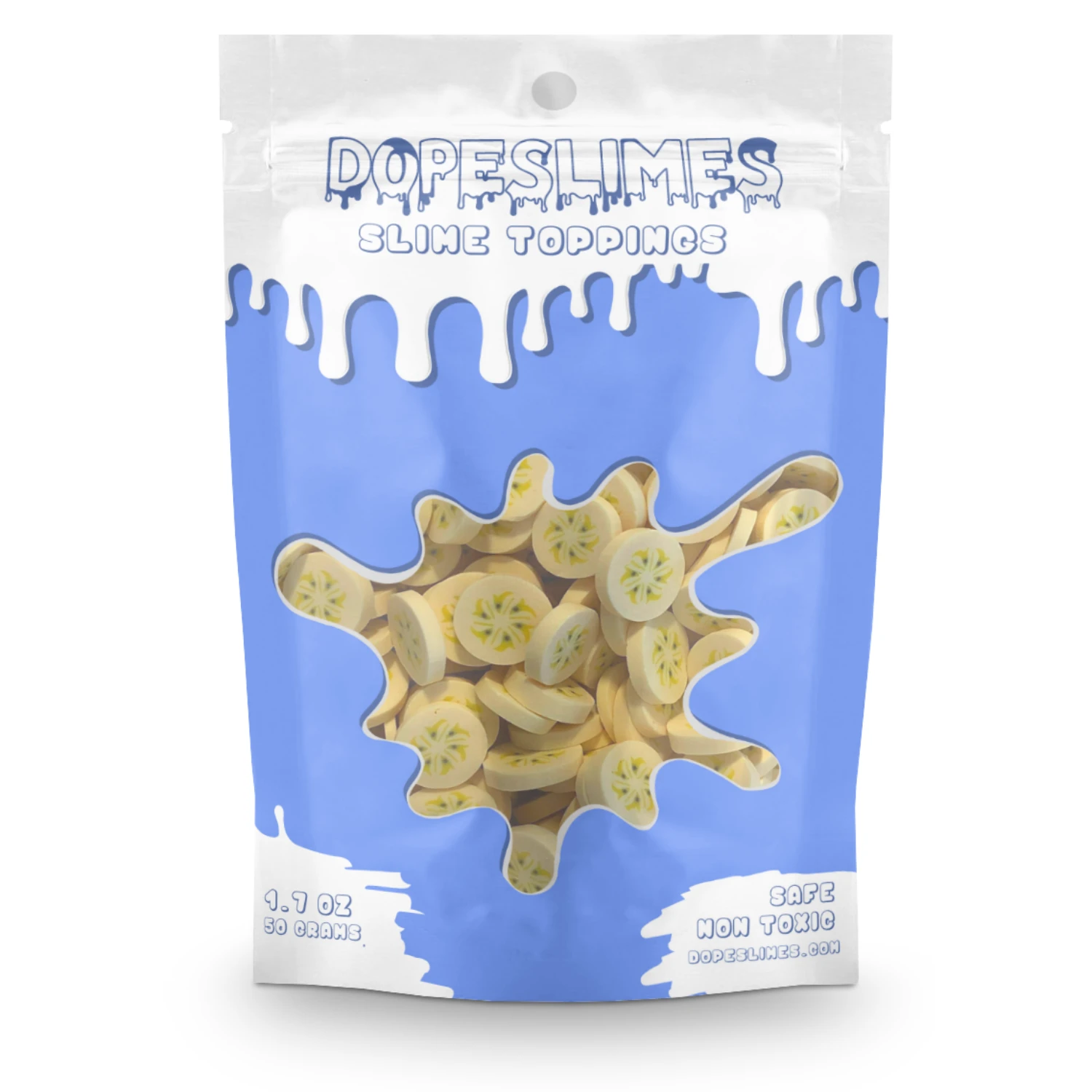 Jumbo Banana Fimo Slices 3 Jumbo Banana Fimo Slices