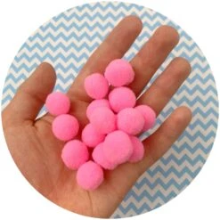 Single Colored Pom Poms -Dope Slimes image 0535dbf7 e11f 4fbb aa21 cba67101b4c4