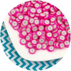 Jumbo Dragon Fruit Fimo Slices -Dope Slimes image 2056a913 a756 4f7c b2f4 9e885663f81e