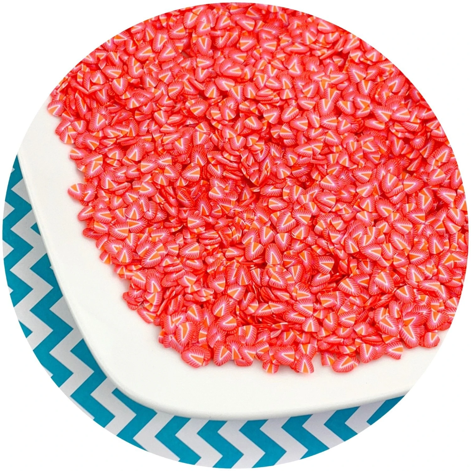 Strawberry Fimo Slices V2 4 Strawberry Fimo Slices V2 - Image 3