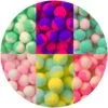 Duo Colored Pom Poms 2 Duo Colored Pom Poms -Dope Slimes image 56fa6a0b 113e 455e a777 6033c79ac631
