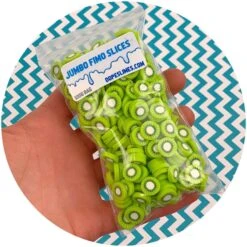 Jumbo Kiwi Fimo Slices -Dope Slimes image 8f27e674 21ca 4c6e bf8d 0132a89a7dae