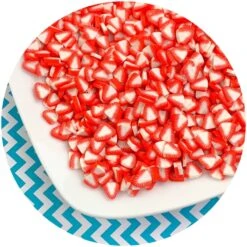 Jumbo Strawberry Fimo Slices