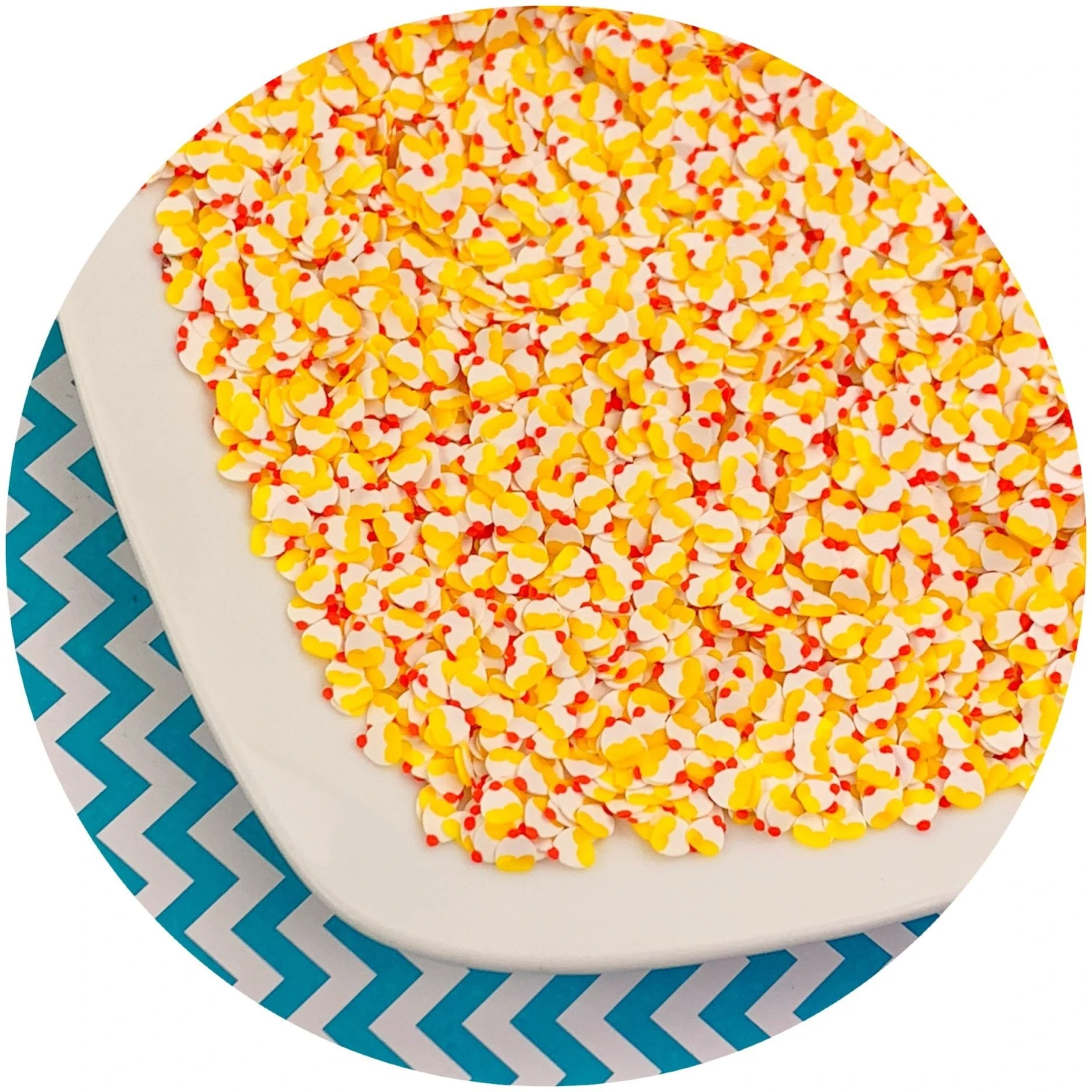 Strawberry Shortcake Fimo Slices 3 Strawberry Shortcake Fimo Slices