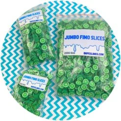 Jumbo Lime Fimo Slices -Dope Slimes image cd4e54ef 1537 422c b1c5 aaf7a8d20ec4
