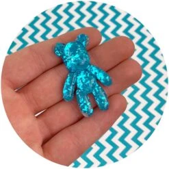 Holographic Glitter Bear Charms -Dope Slimes image fac2230d 4f99 4c53 bc00 857ec6e601c5